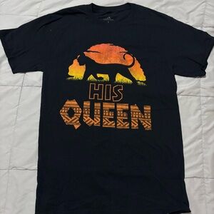 Disney Lion king “his queen” t-shirt
